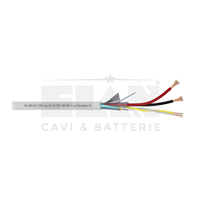Cable Portero PVC 2x0.75 DIR+2X0.50 TW  Ref. 037251 ELAN